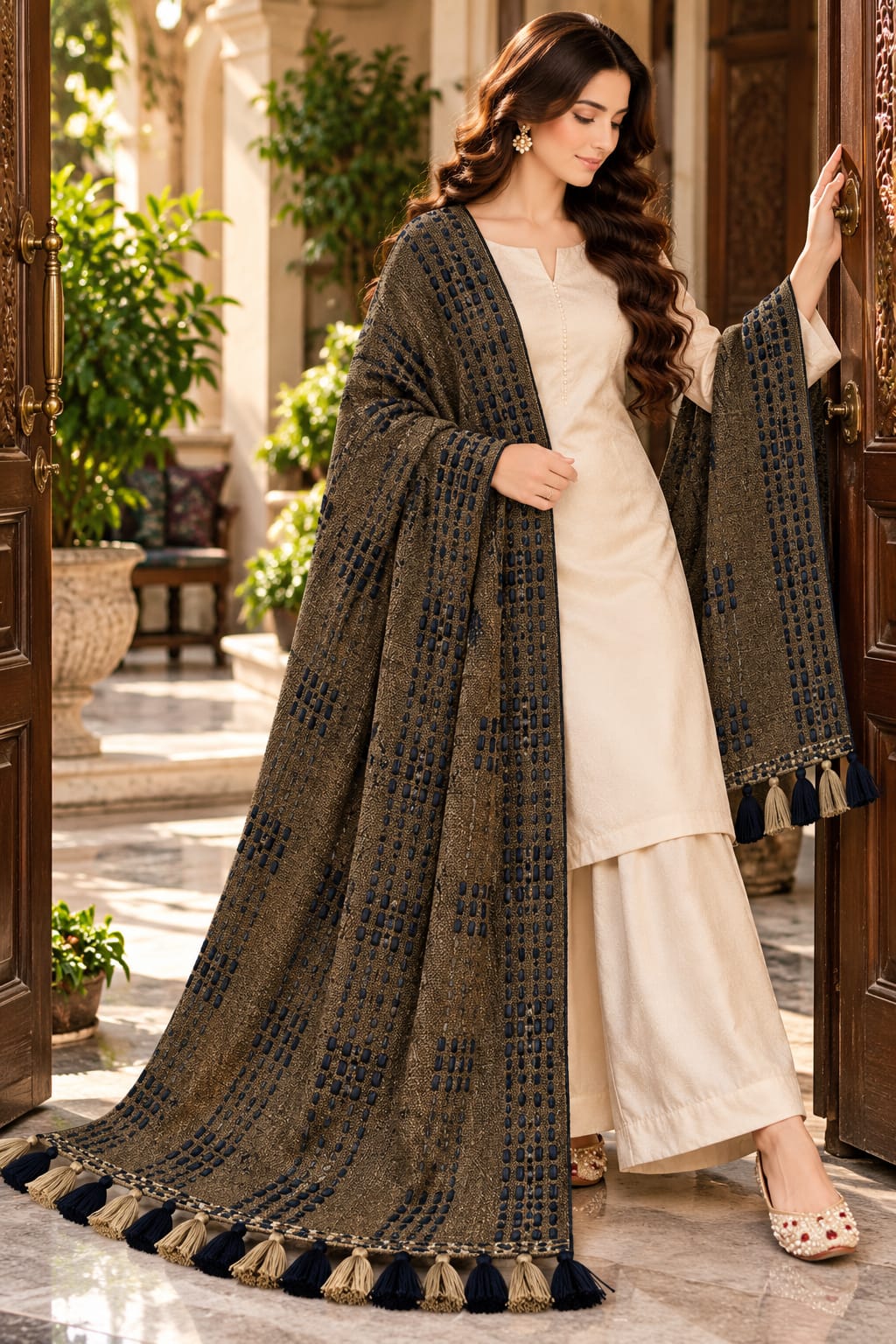 Original Premium Velvet Shawl
