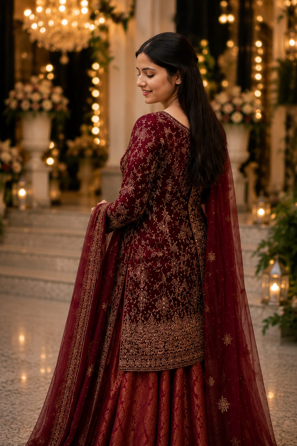 Banarsi Farshi Lehenga with Shirt and Dupatta