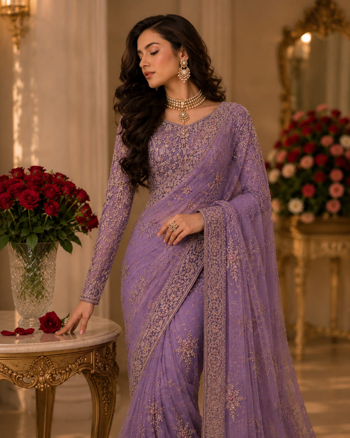 Premium Soft Net Saree