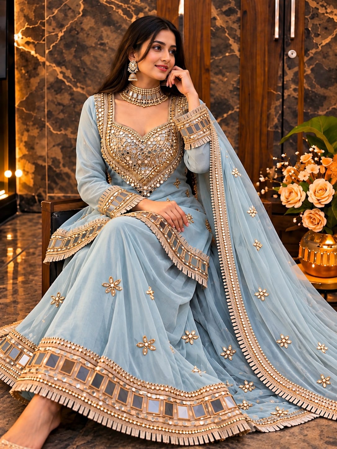 Shirt,Gharara & Dupatta