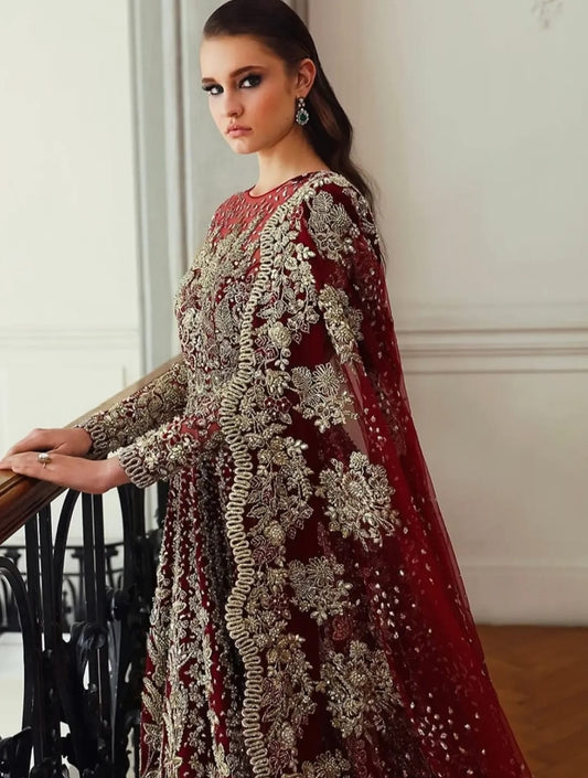 Bridal long Heavy Maxi