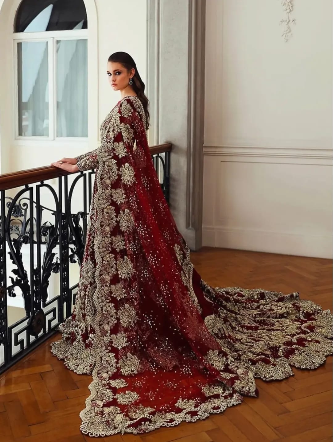 Bridal long Heavy Maxi