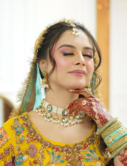 Mehndi lehenga