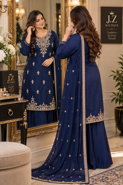 Sharara, Kamees with Dupatta