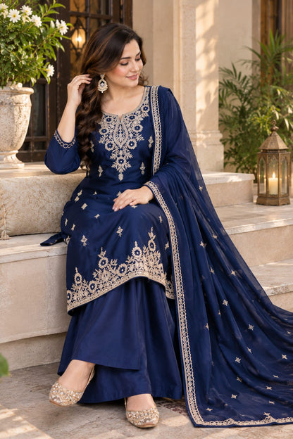 Sharara, Kamees with Dupatta