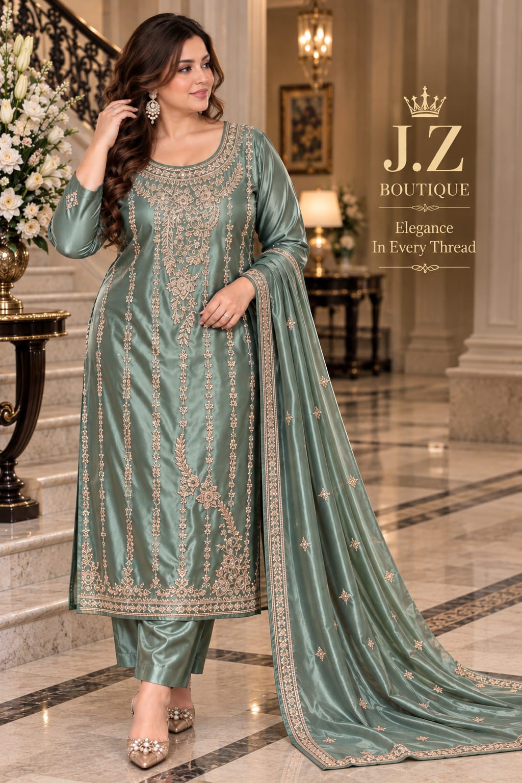 Kameez, Shalwar &Dupatta
