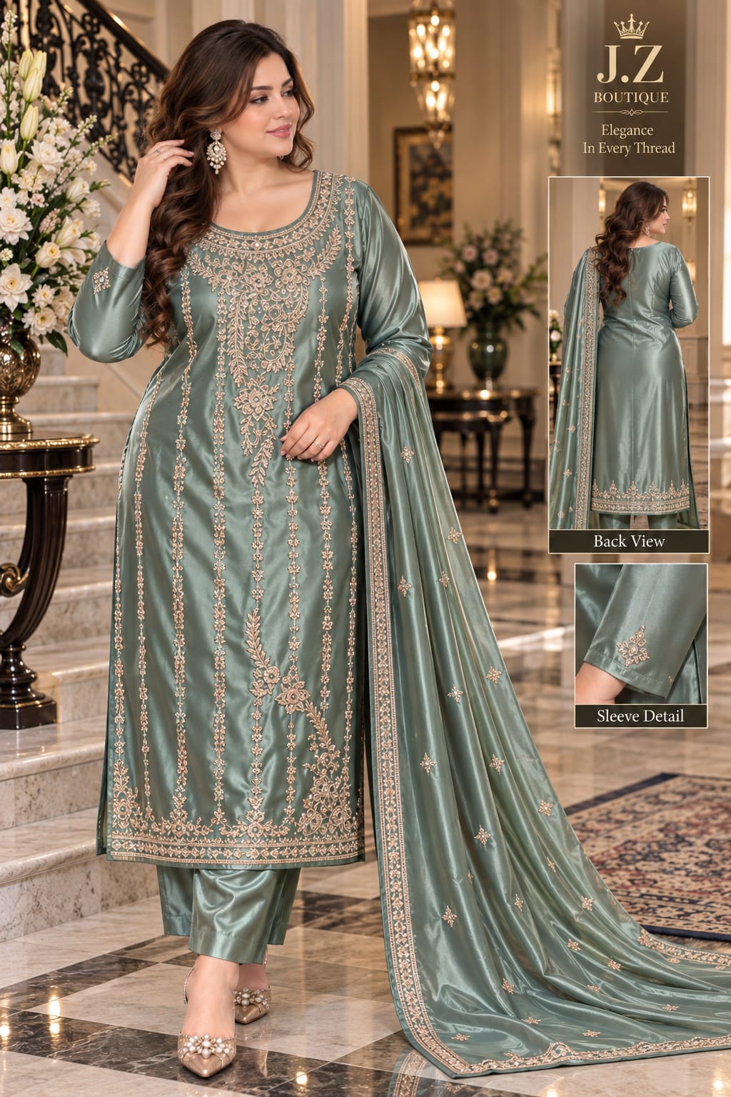 Kameez, Shalwar &Dupatta