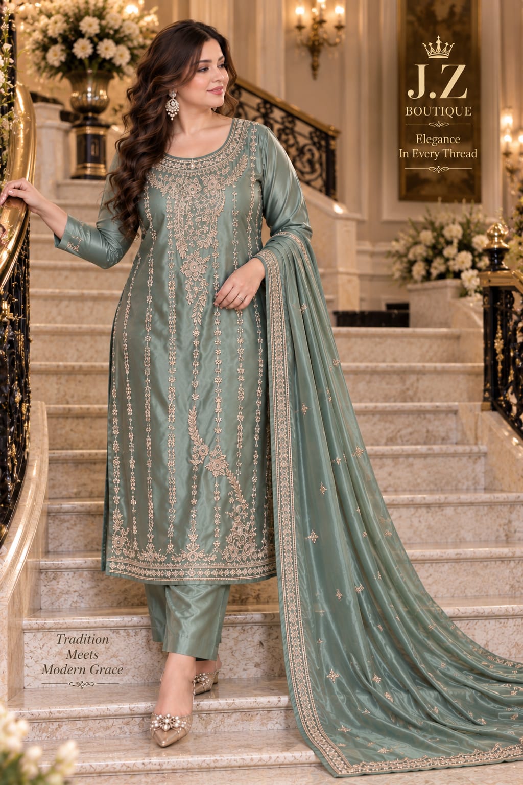 Kameez, Shalwar &Dupatta