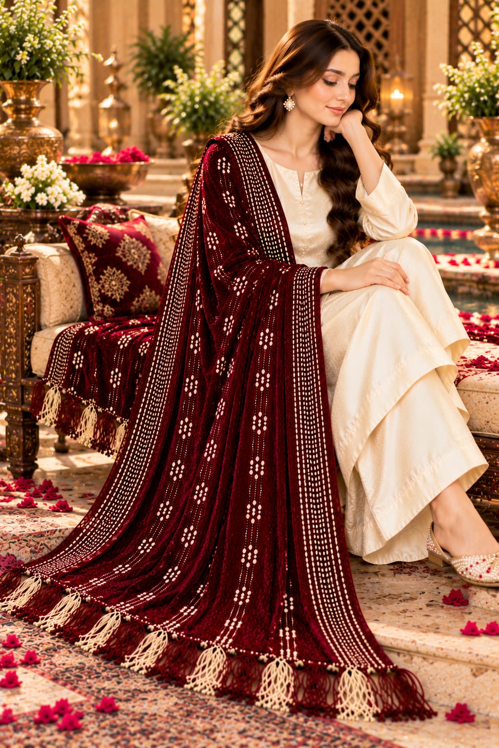 Original Premium Velvet Shawl