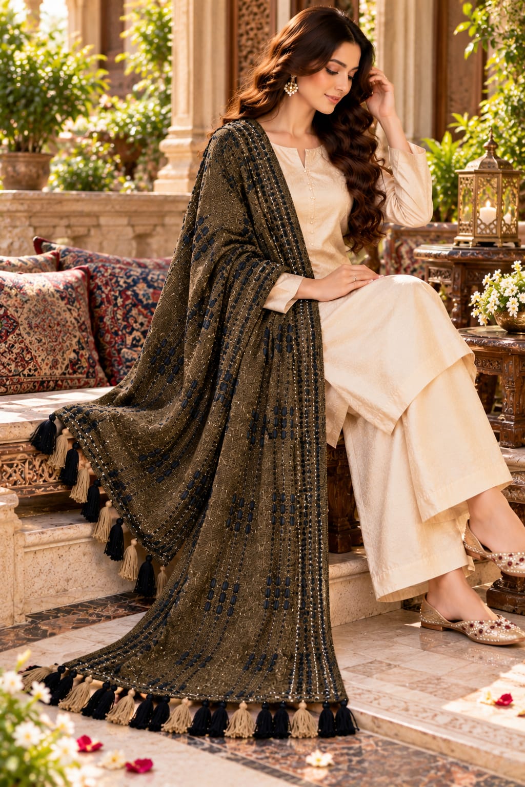 Original Premium Velvet Shawl