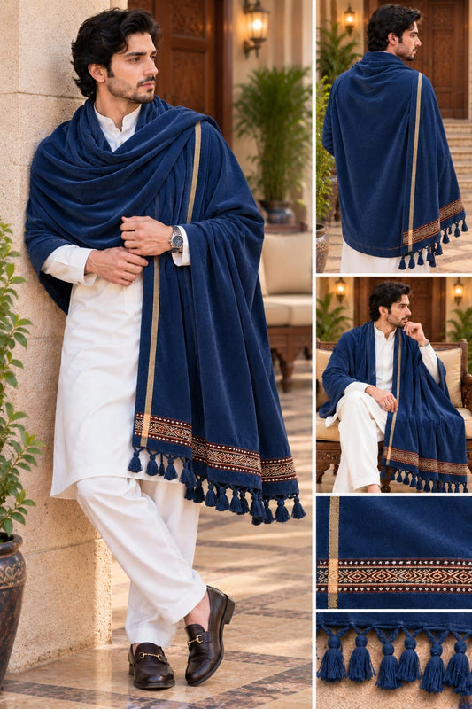 Gents Velvet Shawl