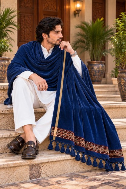 Gents Velvet Shawl