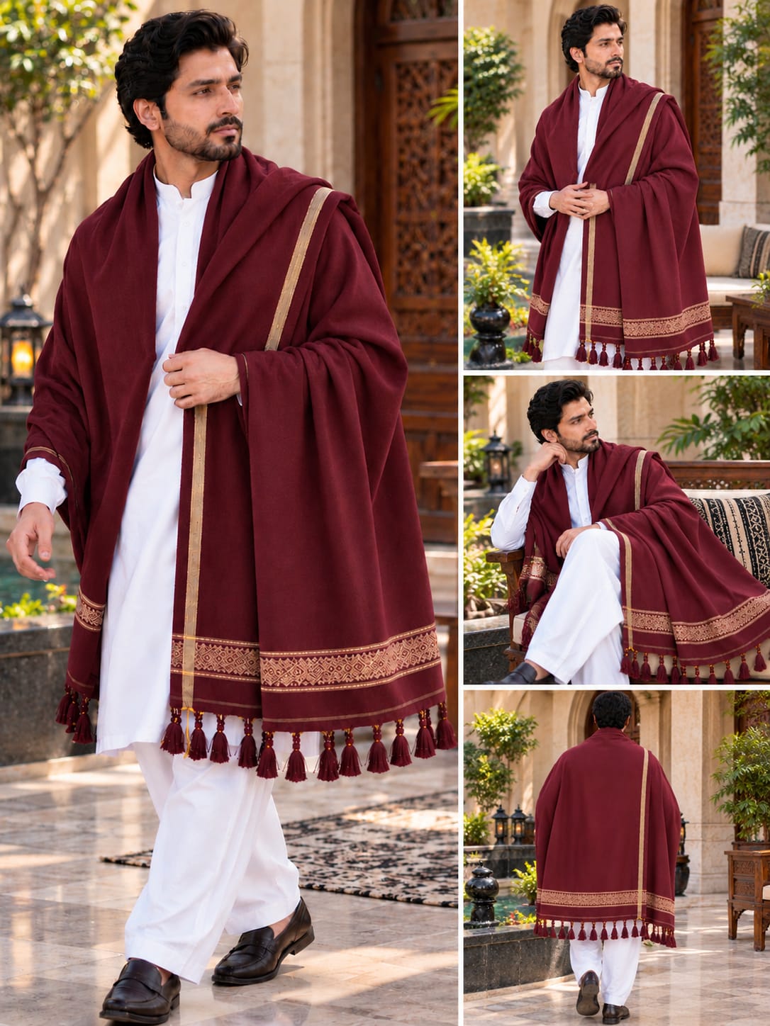 Gents Velvet Shawl