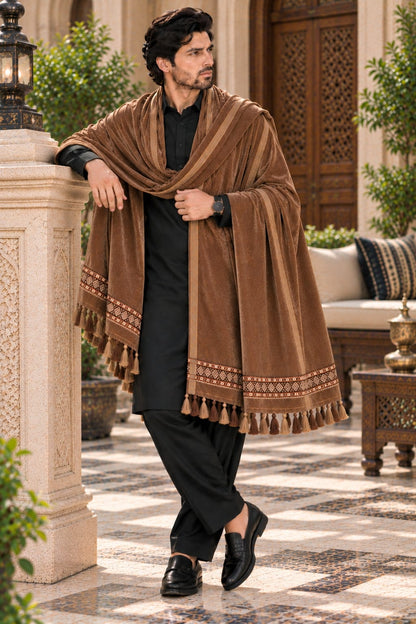 Gents Velvet Shawl