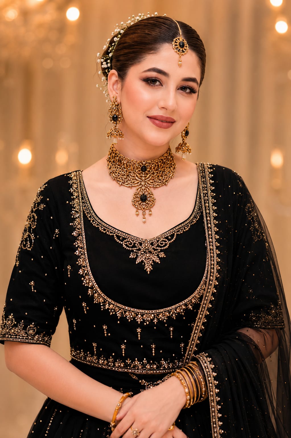 Velvet Lehenga