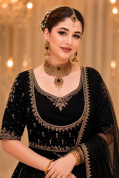 Velvet Lehenga
