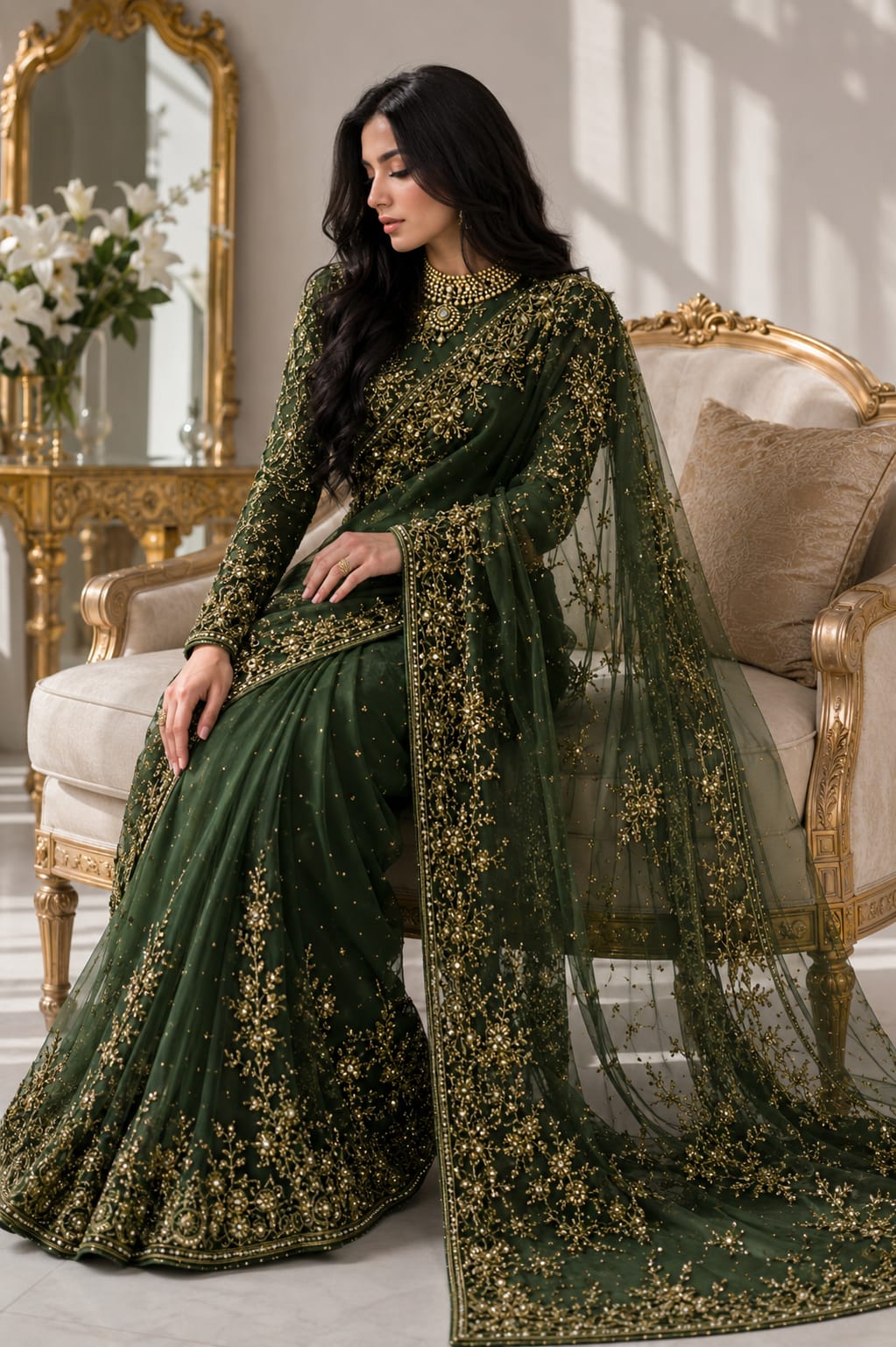 Premium Soft Net Saree