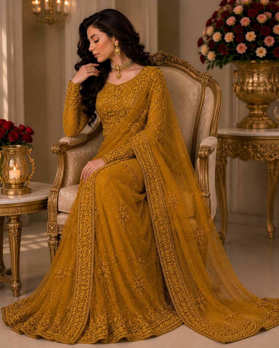 Premium Soft Net Saree