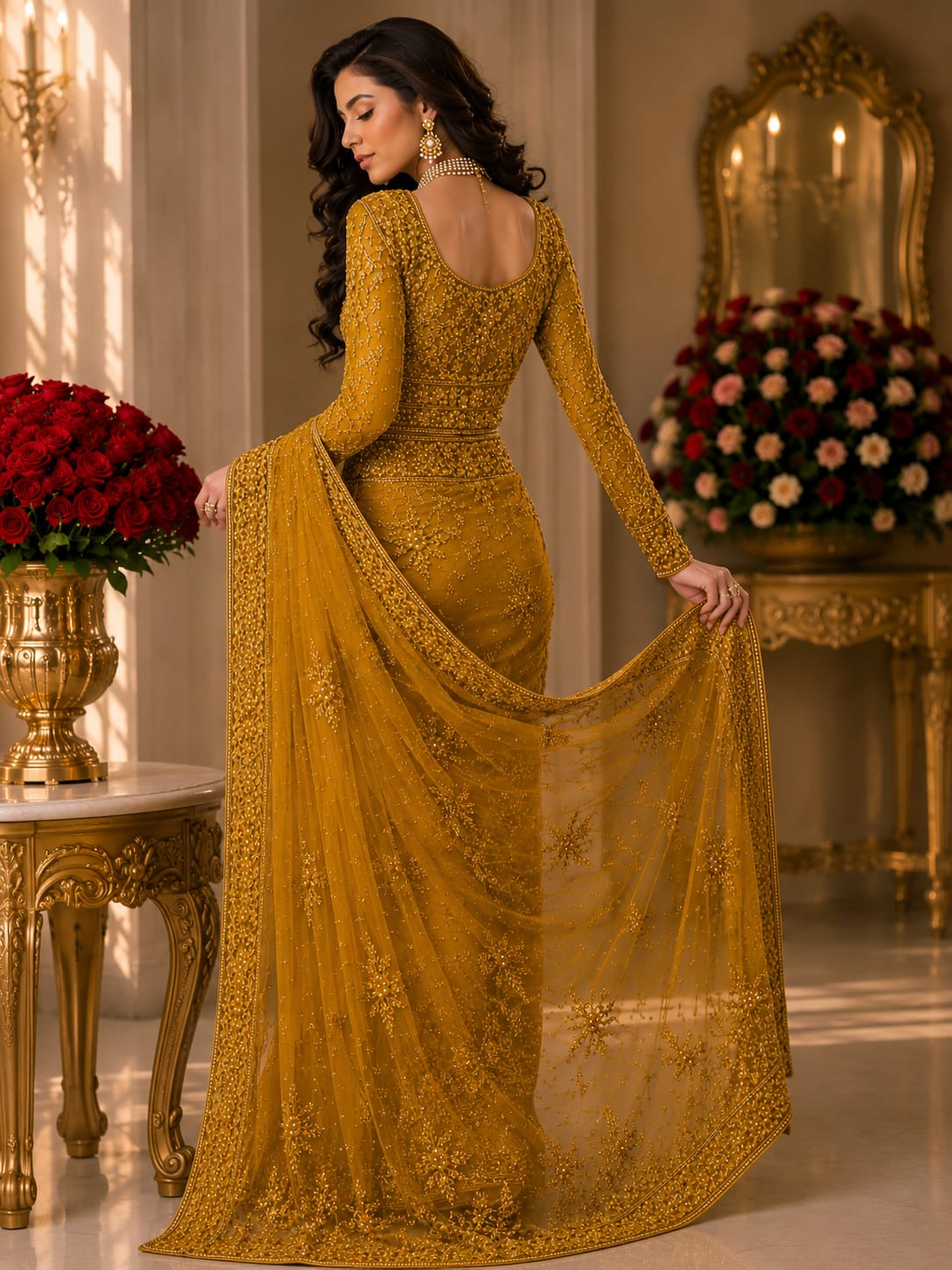 Premium Soft Net Saree