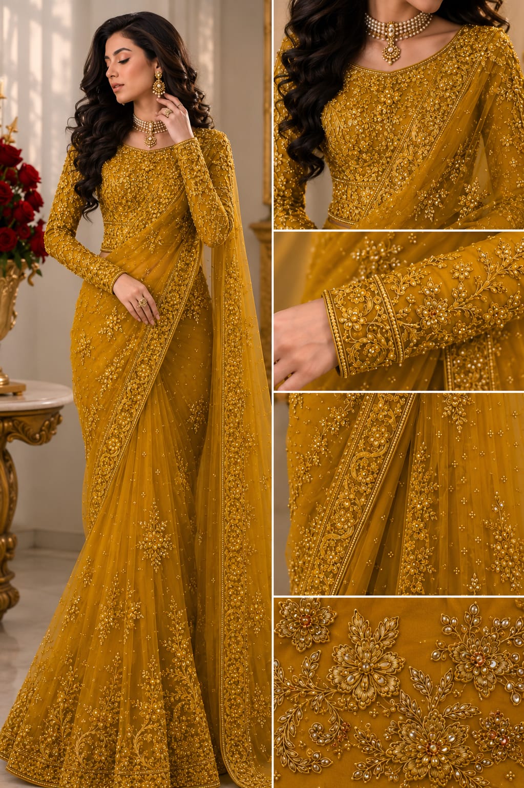 Premium Soft Net Saree