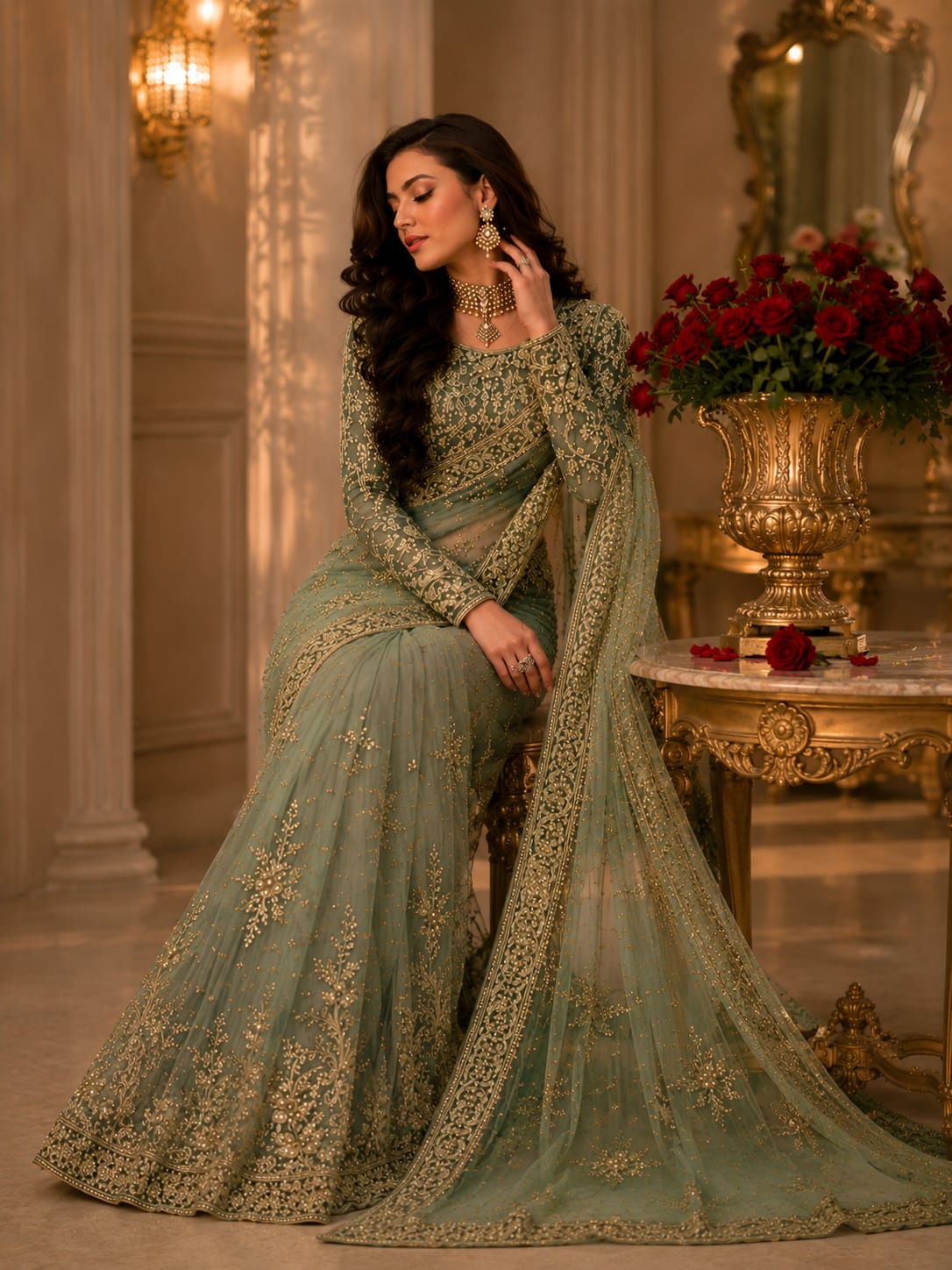 Premium Soft Net Saree