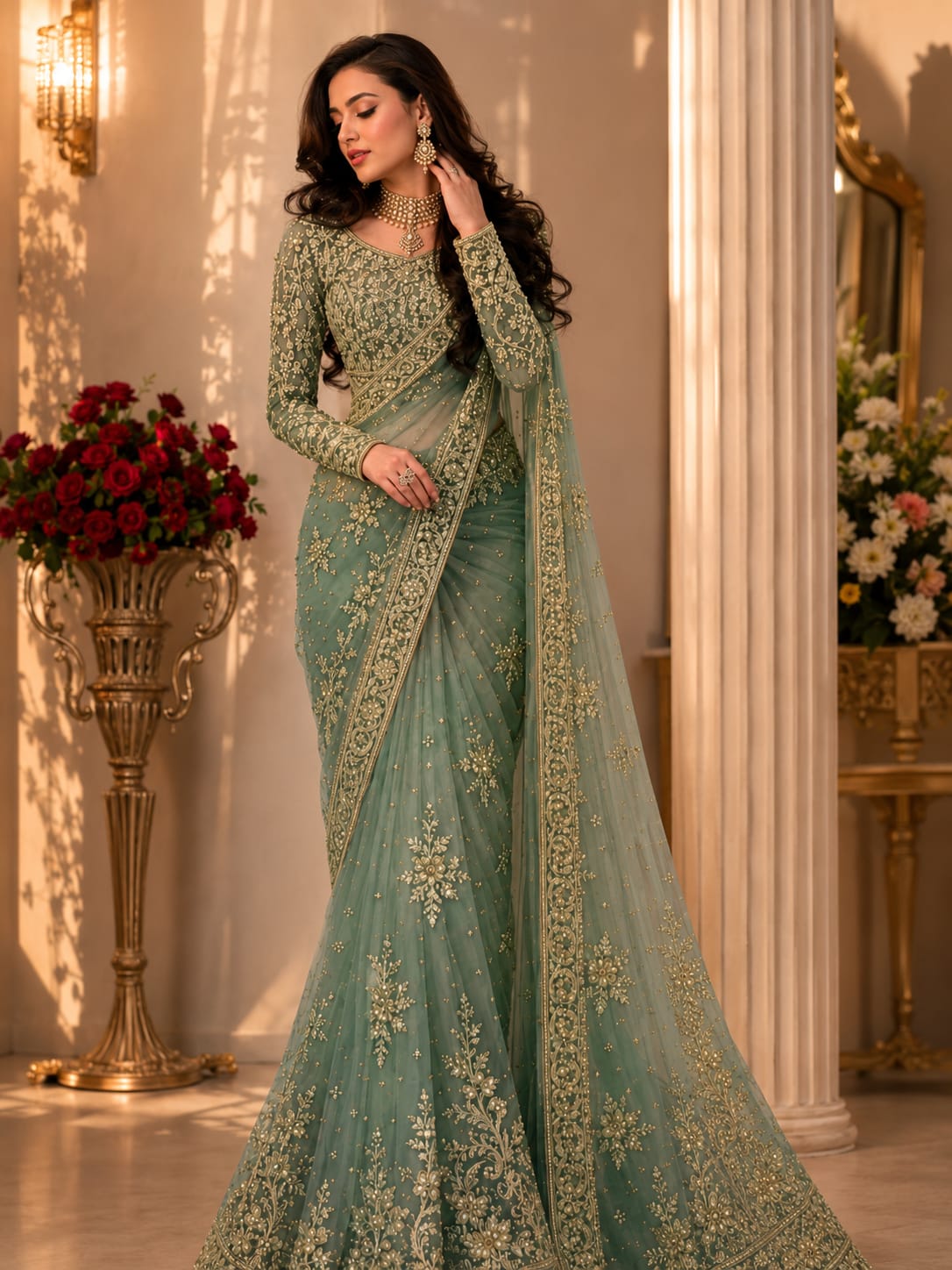 Premium Soft Net Saree