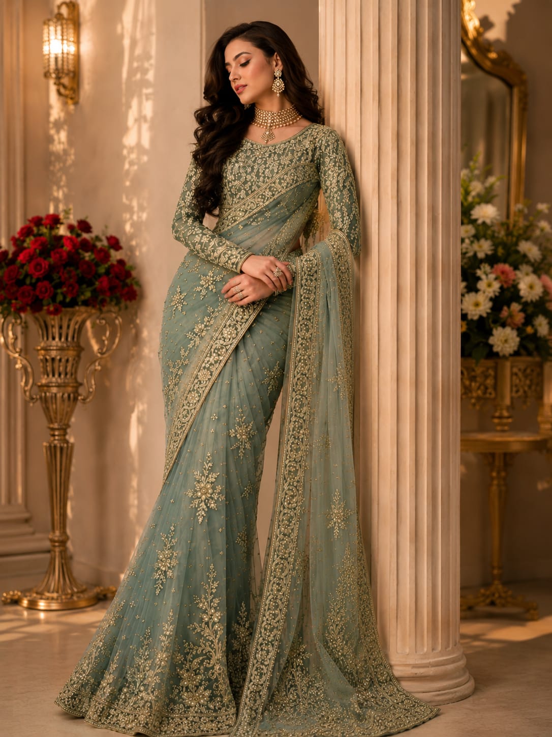 Premium Soft Net Saree