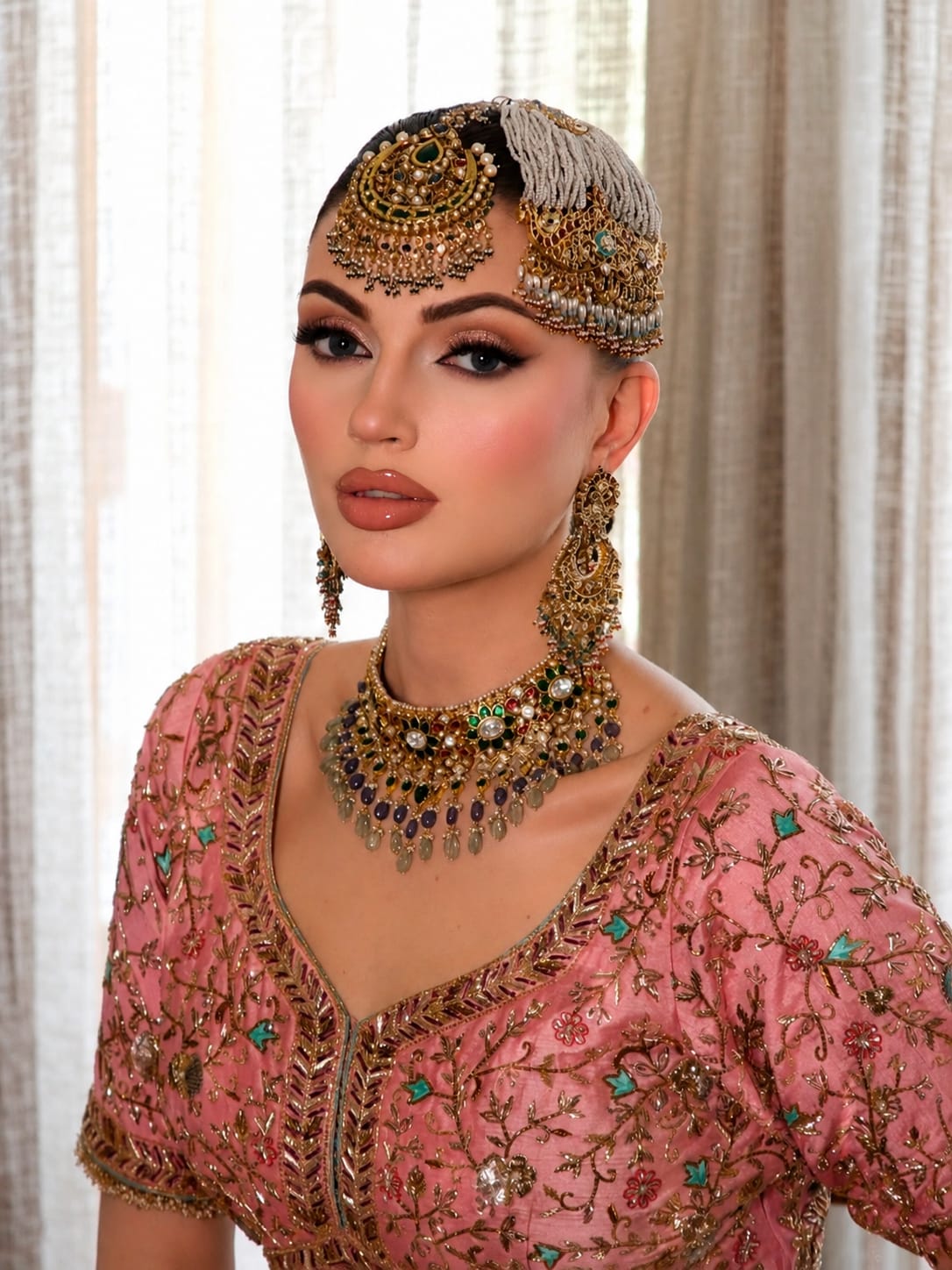Raw Silk Lehenga & Kurti with Dupatta