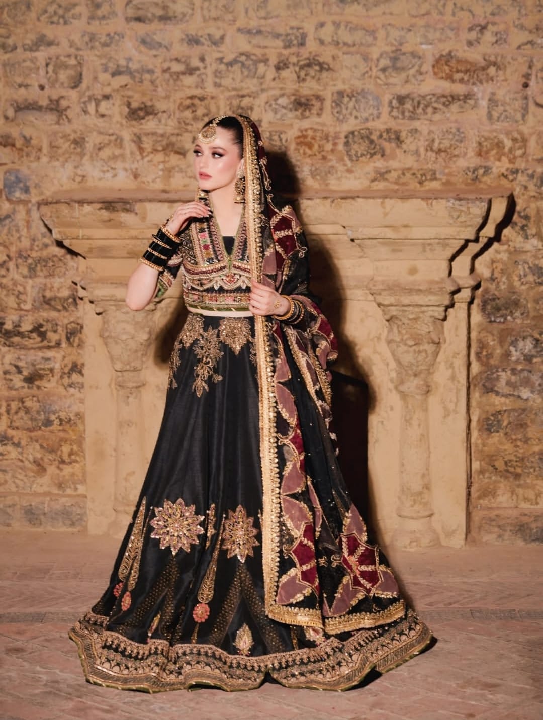 Raw Silk Lehenga & Kurti with Heavy Dupatta