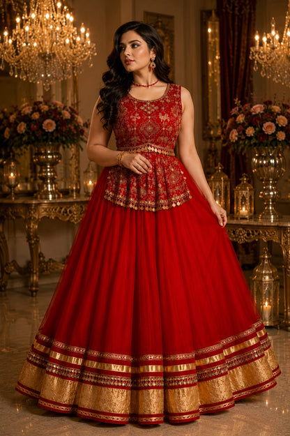 kurti, Lehnga &amp; Dupatta