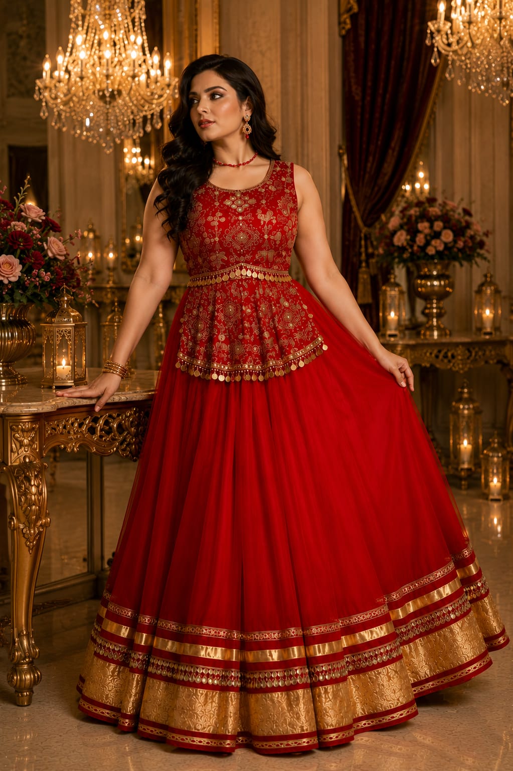 kurti, Lehnga &amp; Dupatta