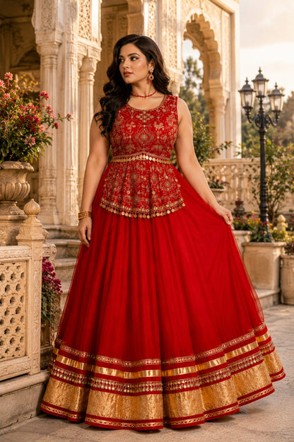 kurti, Lehnga &amp; Dupatta