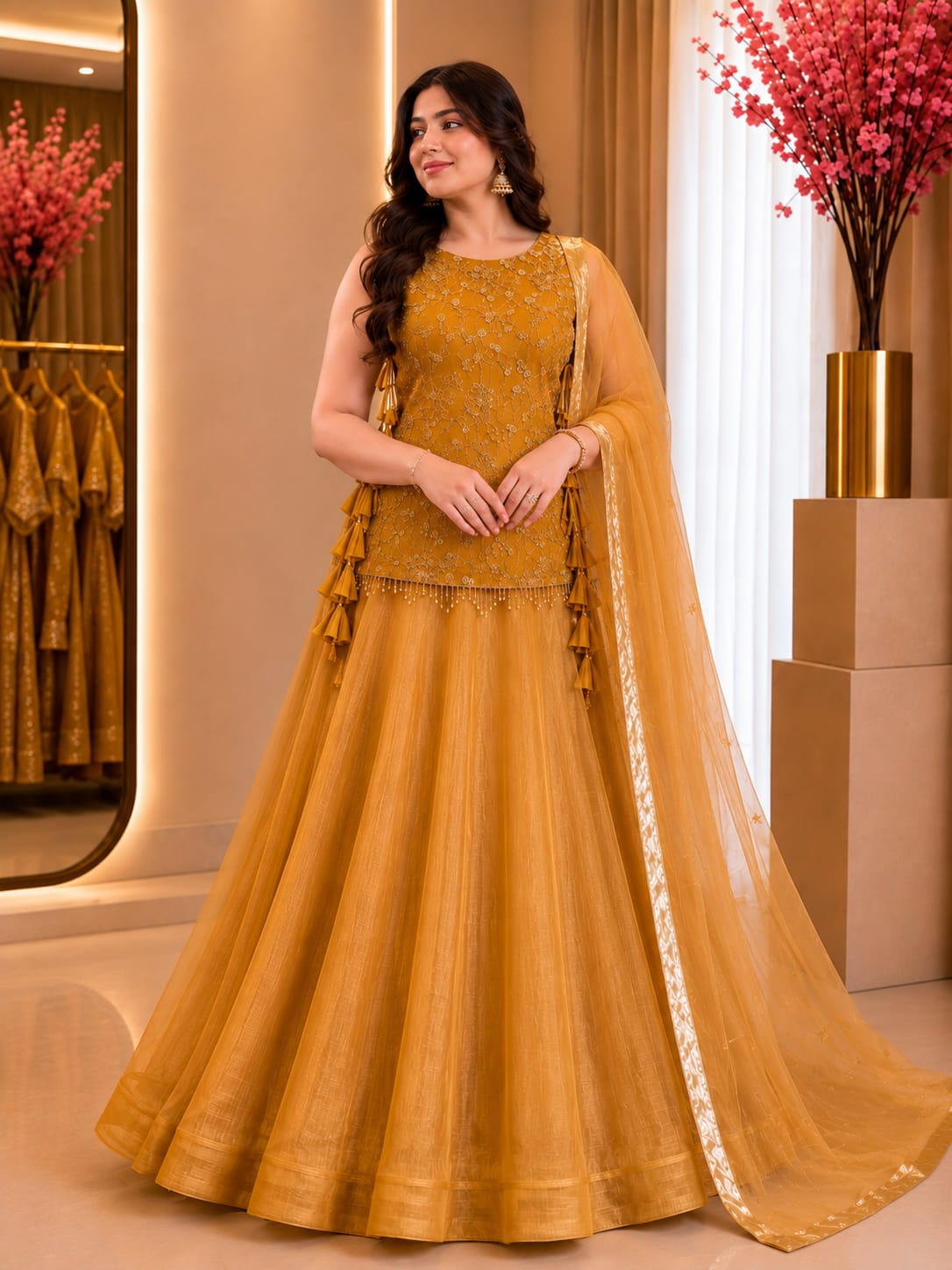 kurti, Lehnga &amp; Dupatta