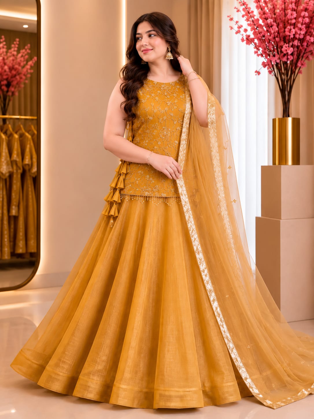 kurti, Lehnga &amp; Dupatta
