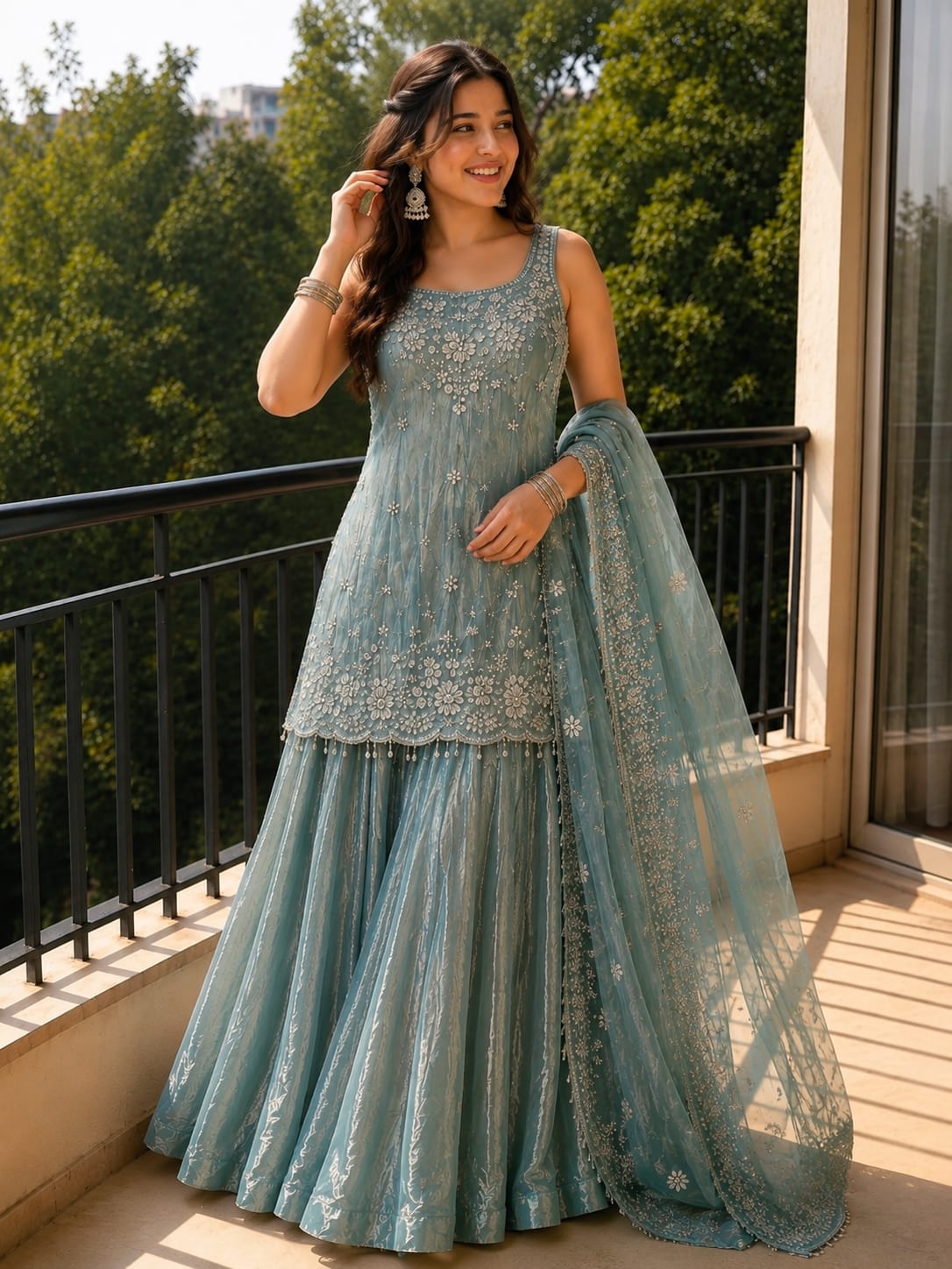 kurti, Lehnga &amp; Dupatta