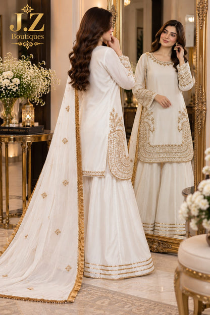 Sharara, Kamees with Dupatta