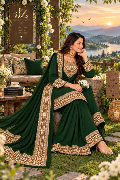 Sharara, Kamees with Dupatta