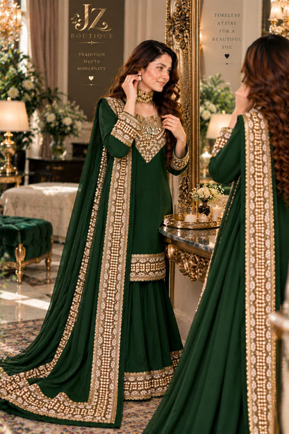 Sharara, Kamees with Dupatta