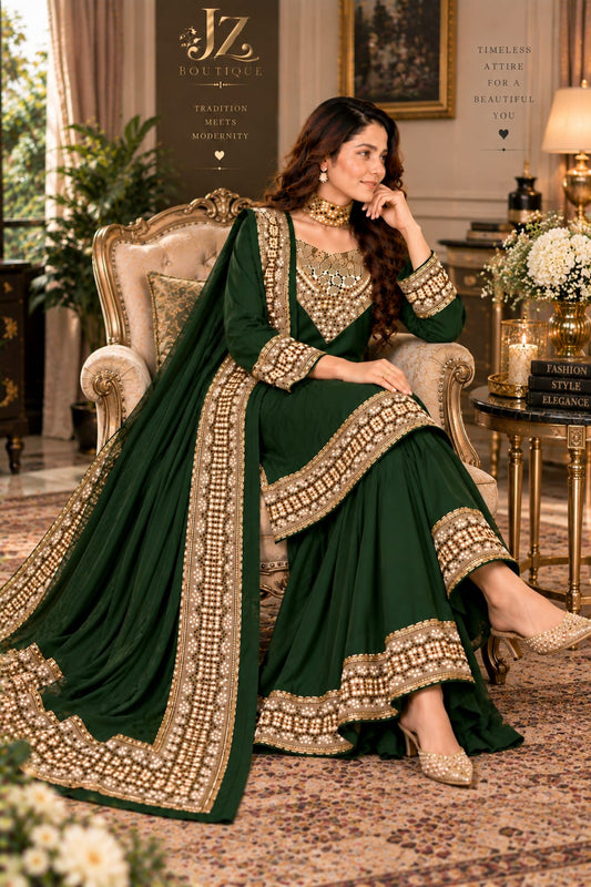 Sharara, Kamees with Dupatta