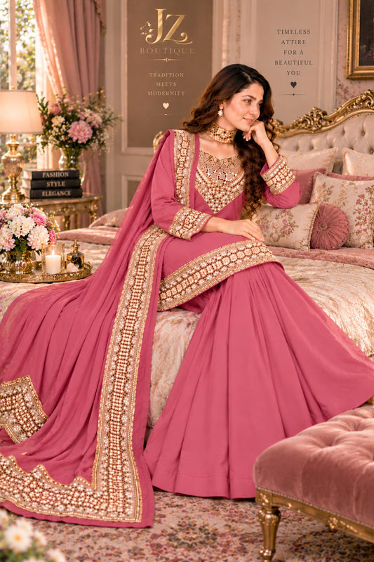 Sharara, Kamees with Dupatta