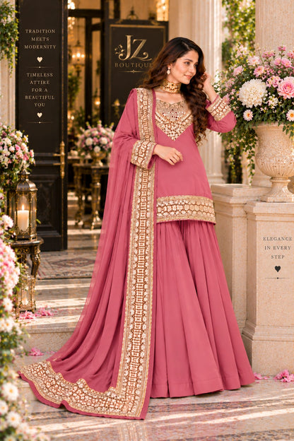 Sharara, Kamees with Dupatta
