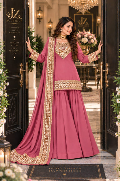 Sharara, Kamees with Dupatta