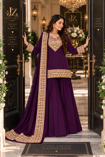 Sharara, Kamees with Dupatta