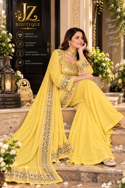 Sharara, Kamees with Dupatta