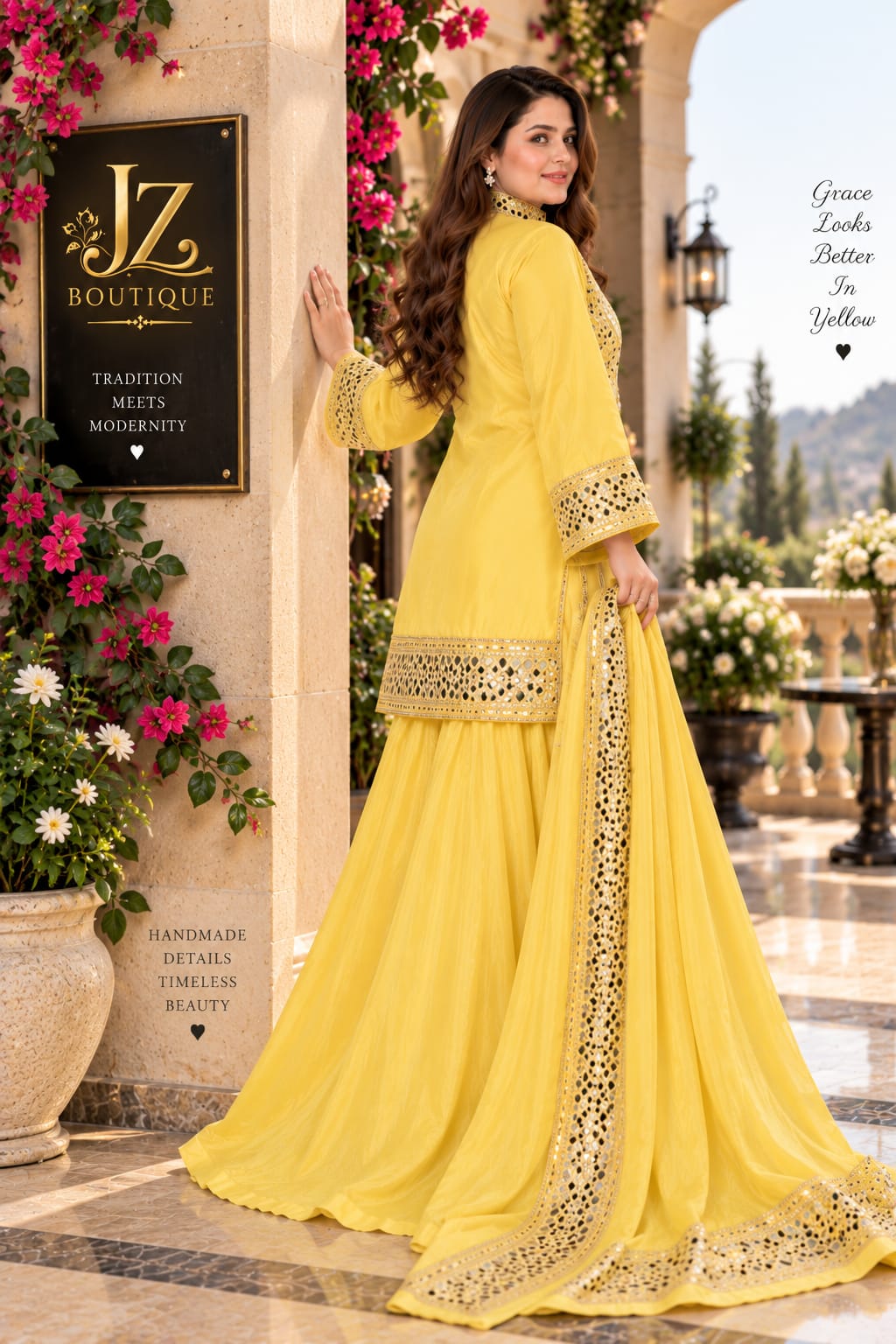 Sharara, Kamees with Dupatta