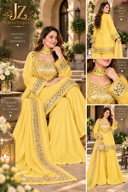 Sharara, Kamees with Dupatta