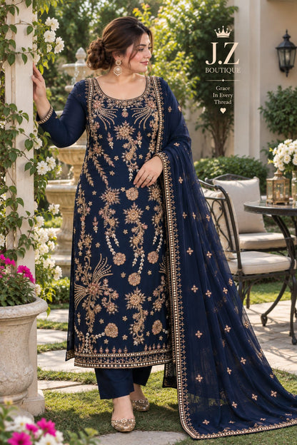 Long shirt with Trouser & Dupatta