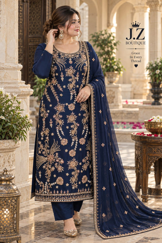 Long shirt with Trouser & Dupatta