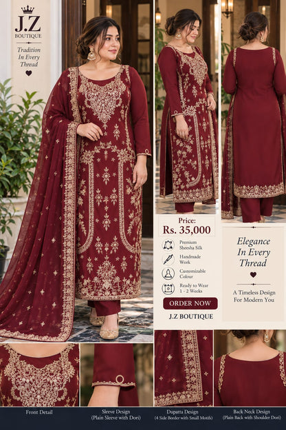 3 Piece handmade suit