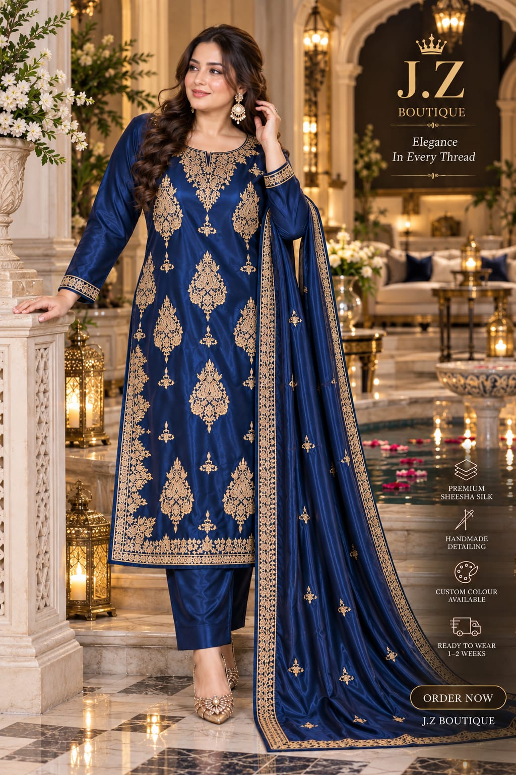 3 Piece handmade suit
